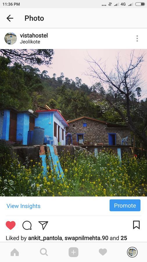 Vista Hostel Jeolikote, Nainital Patwa Dunga Exterior photo
